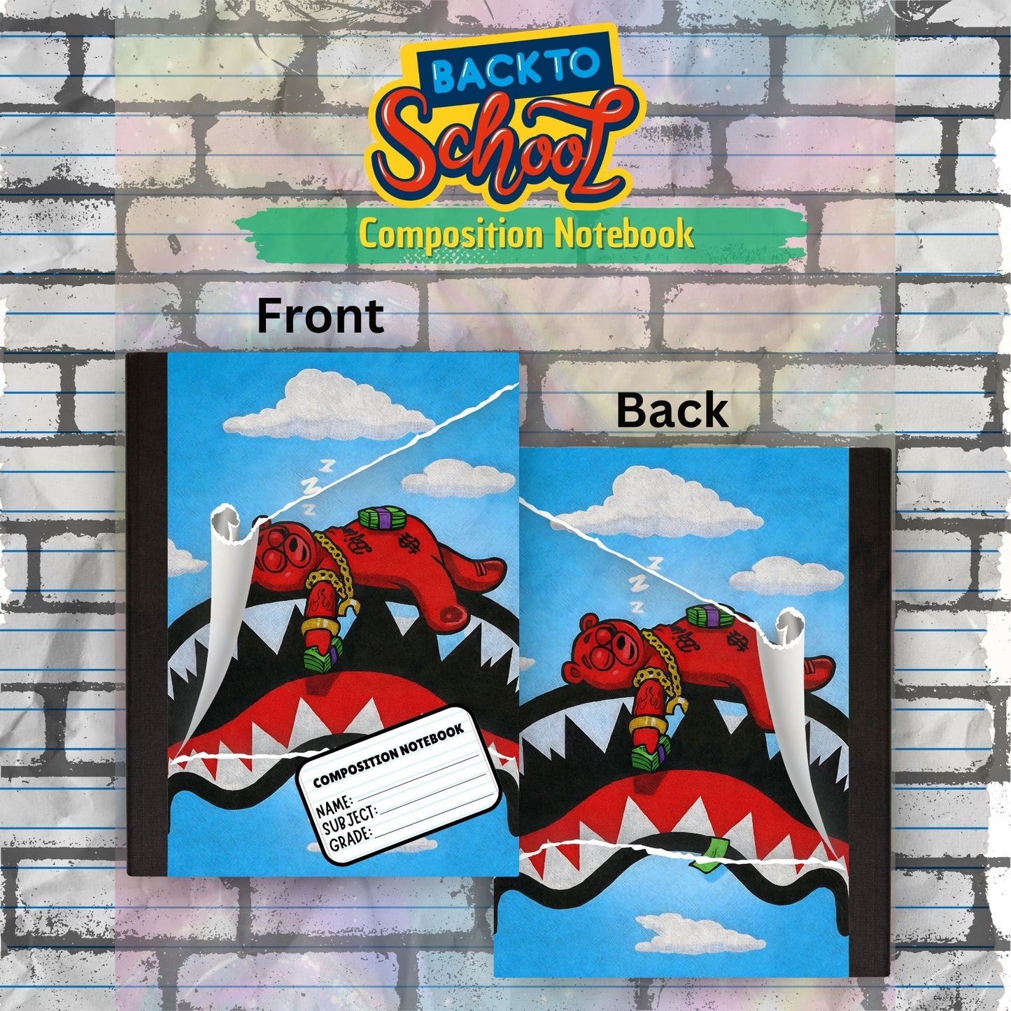 Composition Notebook ( Sprayground)