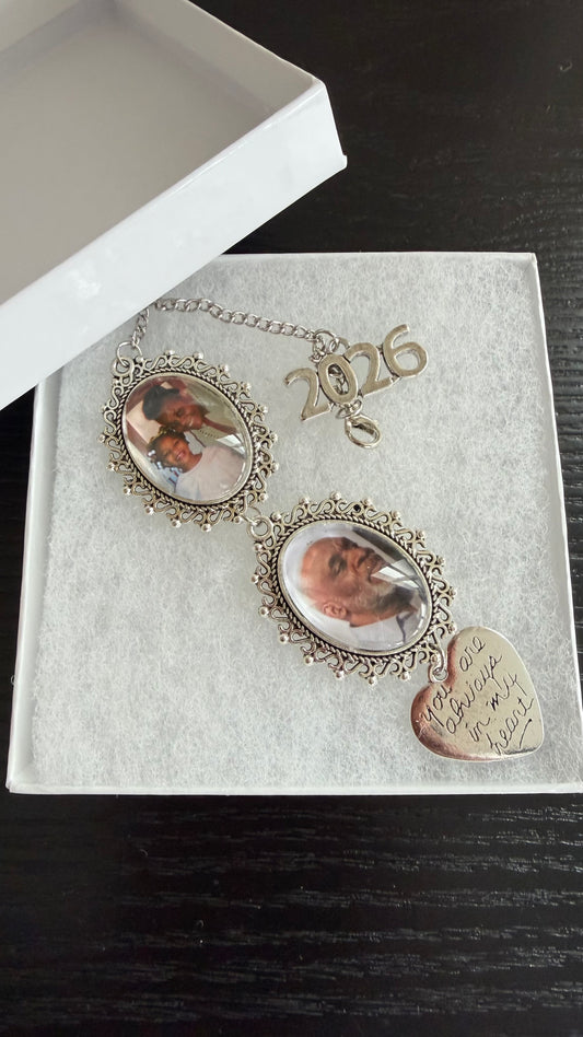 Graduation Cap Memorial Photo Charm Tassel Charms for 2026