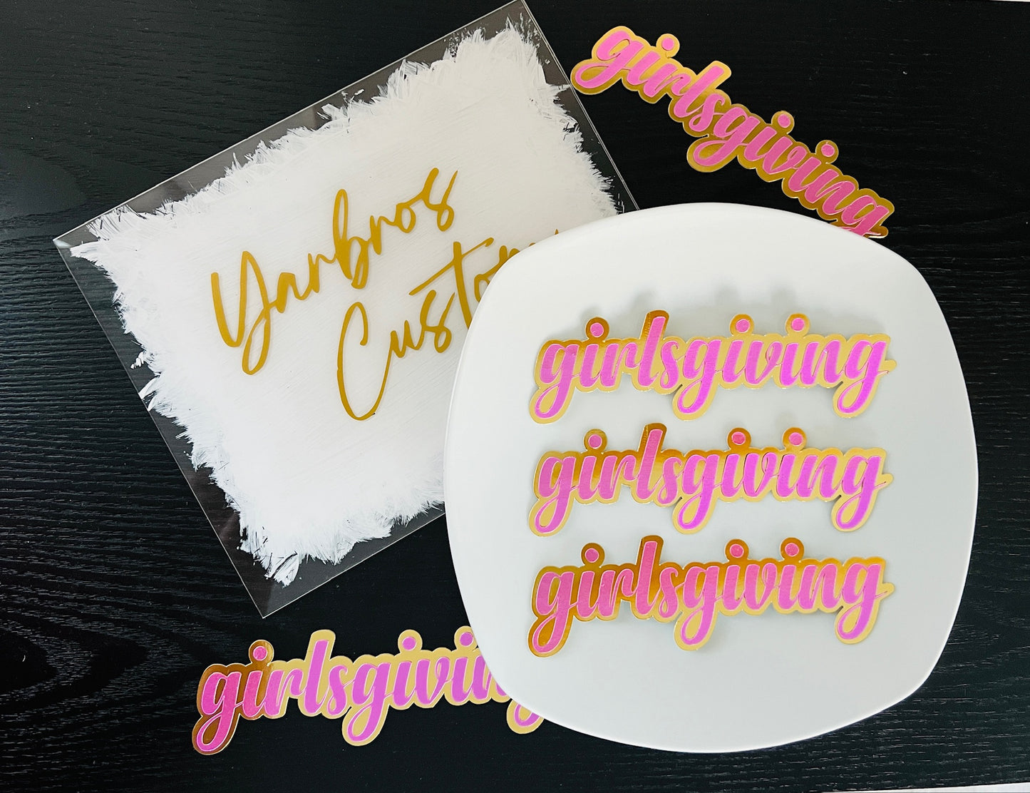 Custom Name Cutouts