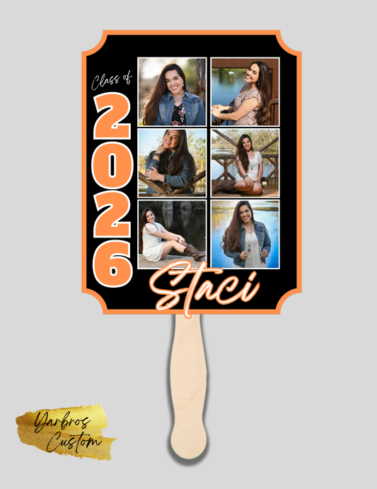 Graduation Fan 2026( with name, year and pic)