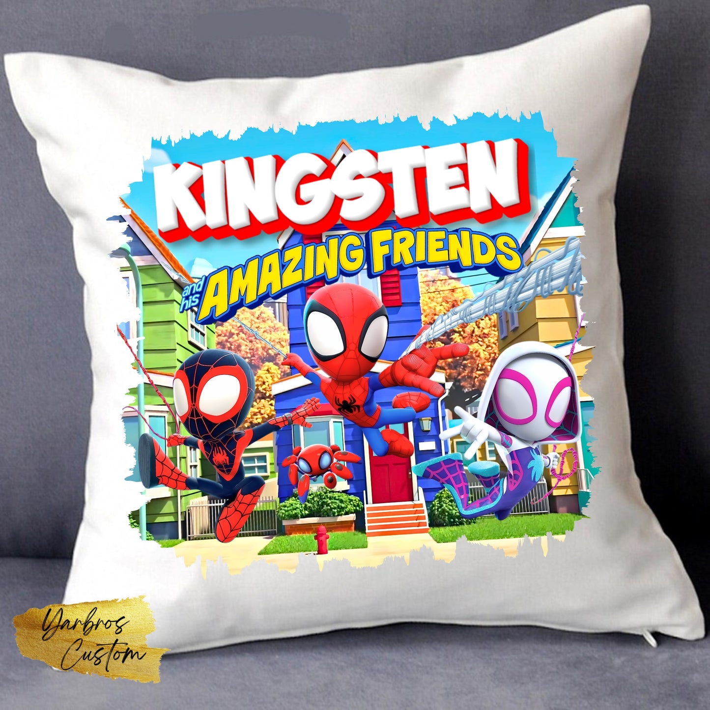 Custom Pillow ( Spidey & Friends)
