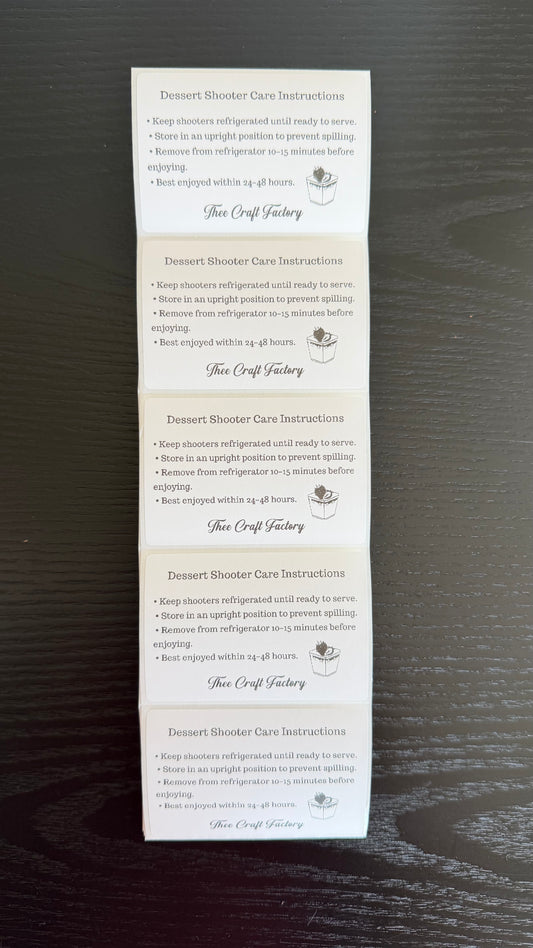 Dessert shooter car instructions