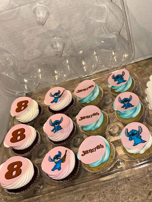 Edible Circle Cupcake or Cookies Image Sheet