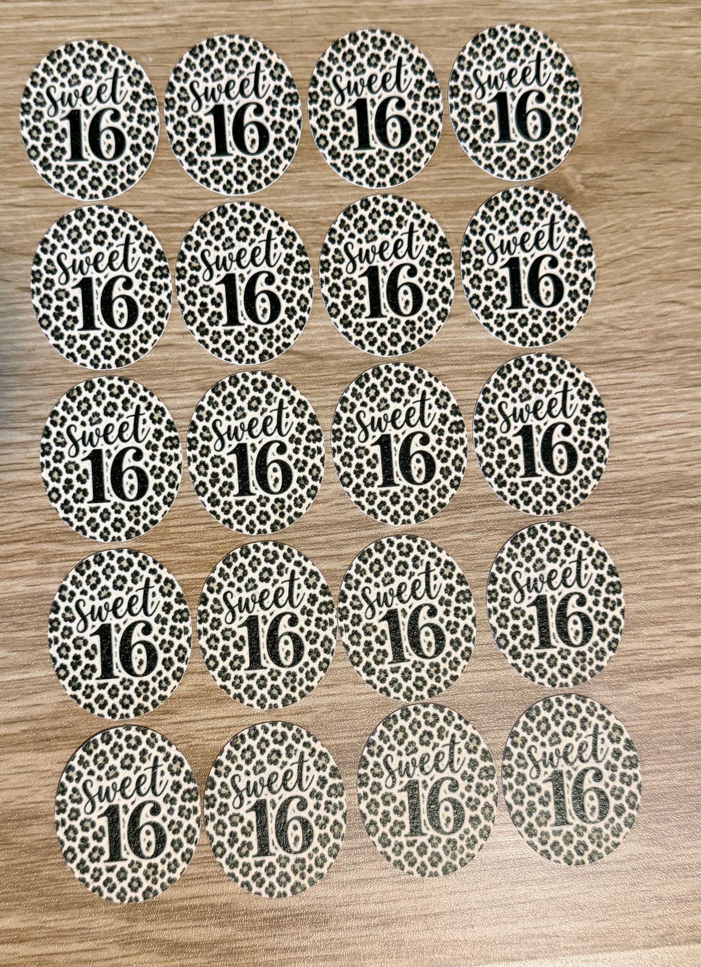 Oval Smaller Frame Edible Image Sheet