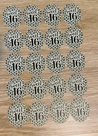 Oval Smaller Frame Edible Image Sheet