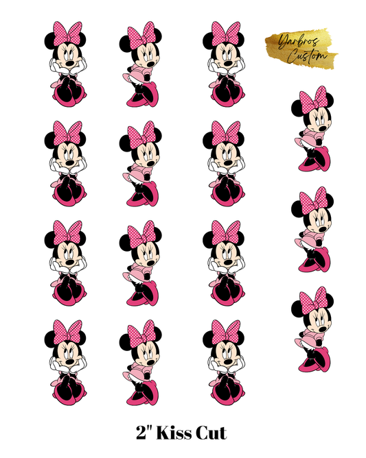 Minnie Kiss Cut Edible Images