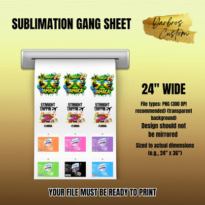 Sublimation Gang Sheet