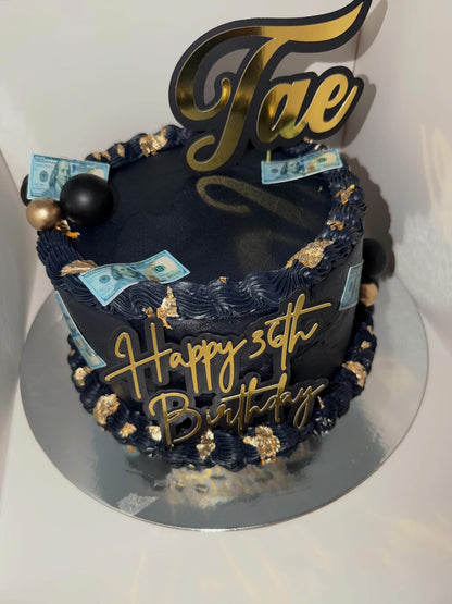 100% Edible Fake Money Bills for Cake Cupcakes Toppers and More