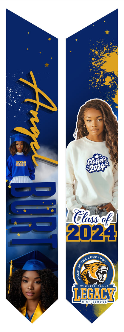 Graduation Stole Editable Template