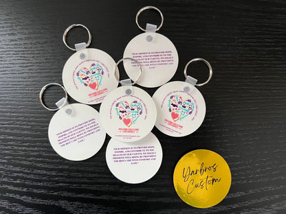 2" Business Keychains