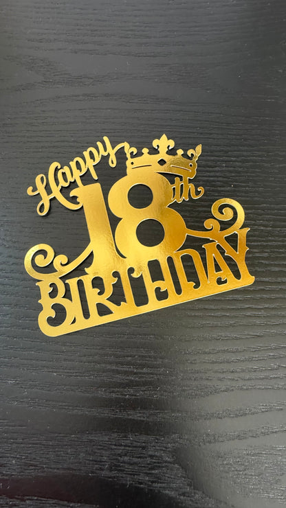 Custom Individual Toppers