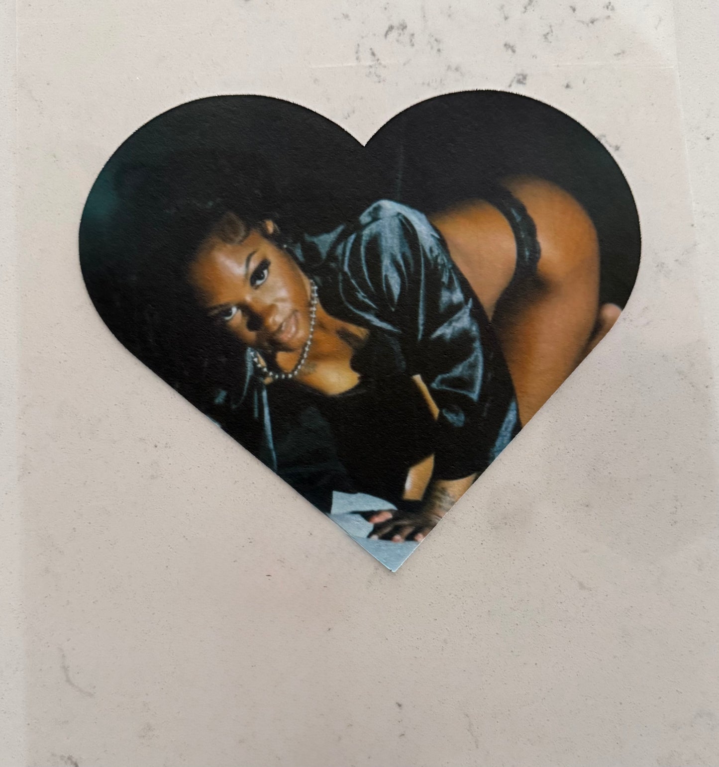 Edible Heart Cake Image