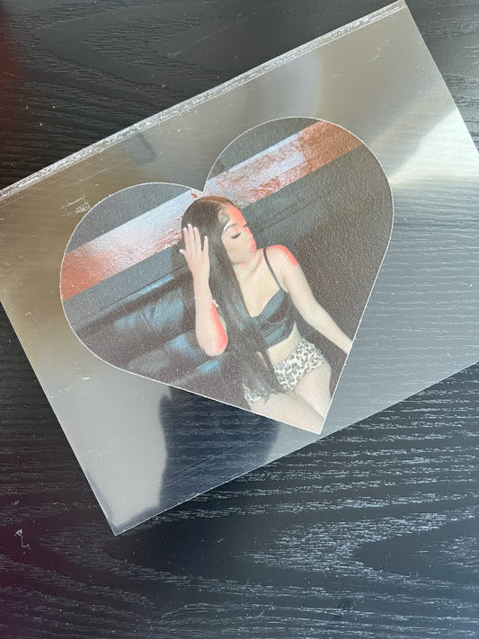 Edible Heart Cake Image