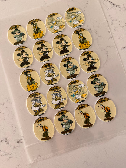 Oval Smaller Frame Edible Image Sheet