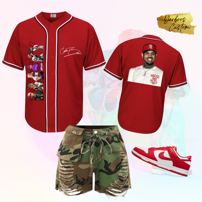 Chris Brown Baseball Jersey 2