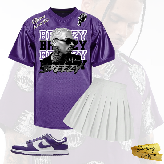 CB Purple Football Jersey