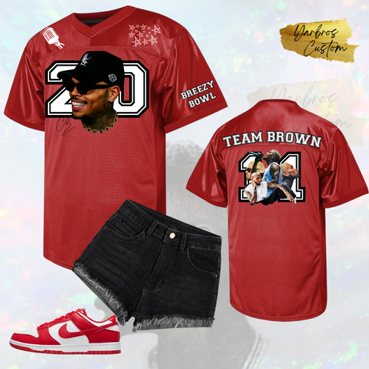CB Red Football Jersey