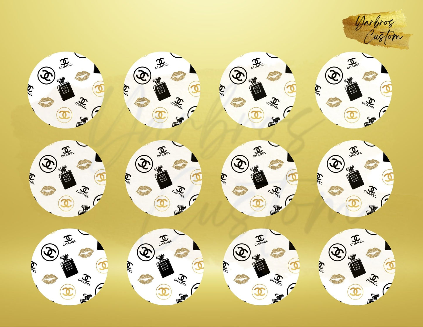 Edible 2" Circle Images