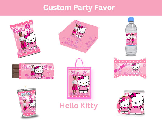 Hello Kitty Party Favor Template