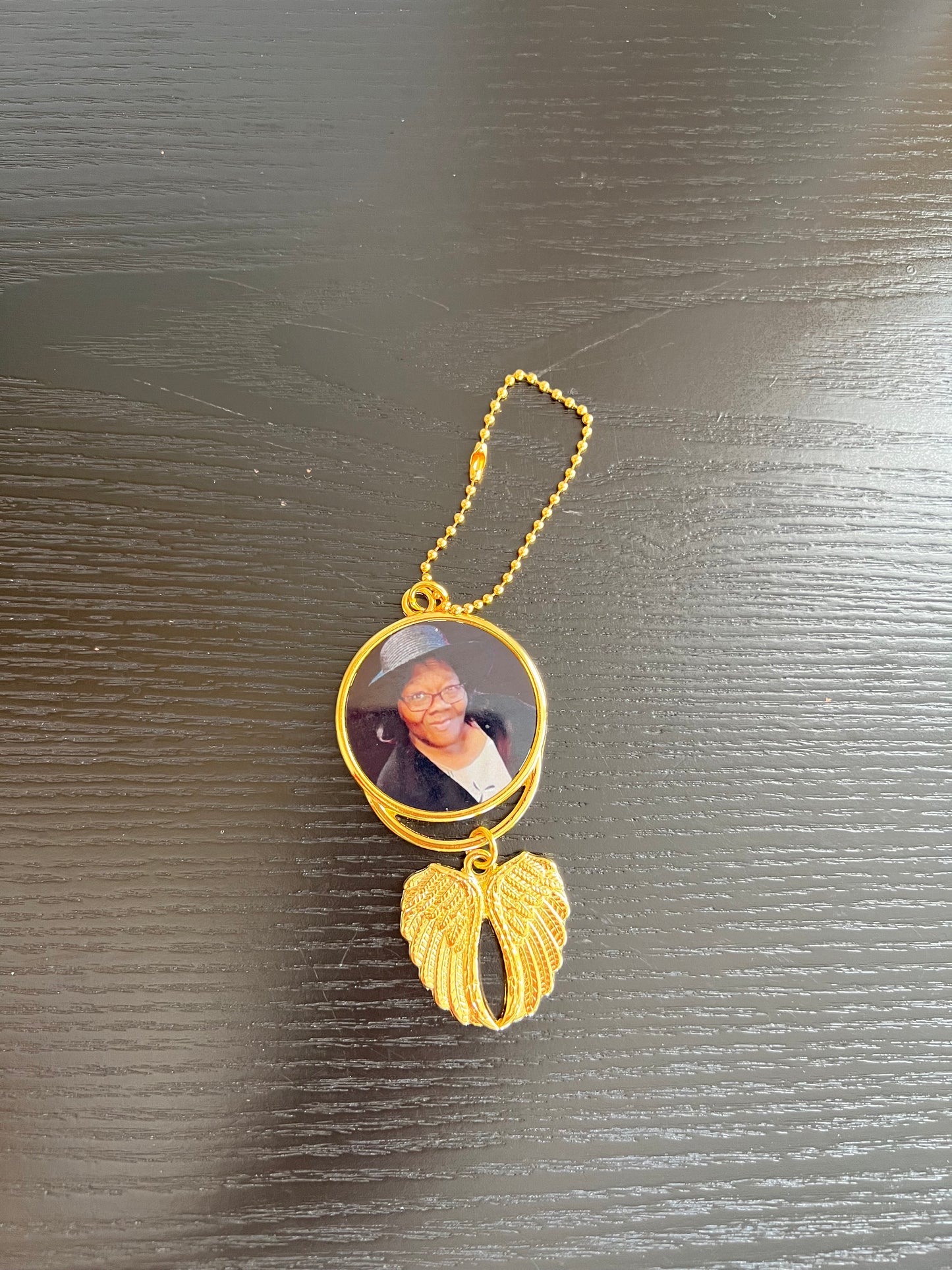 Angel wing car hanging ornament.