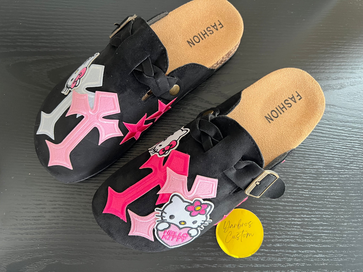 Custom Patched Clogs