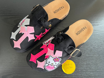 Custom Patched Clogs