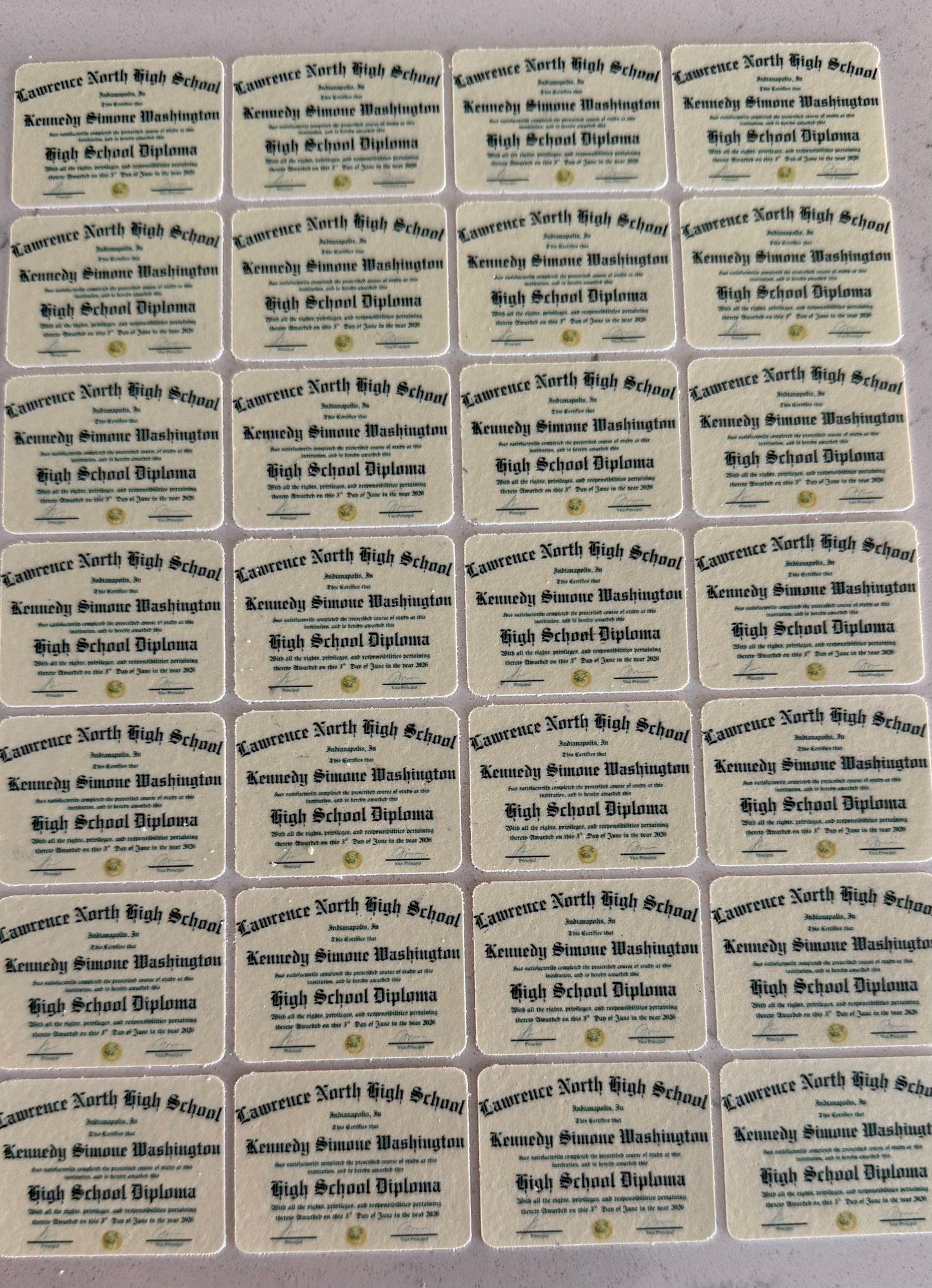Edible Diploma Images