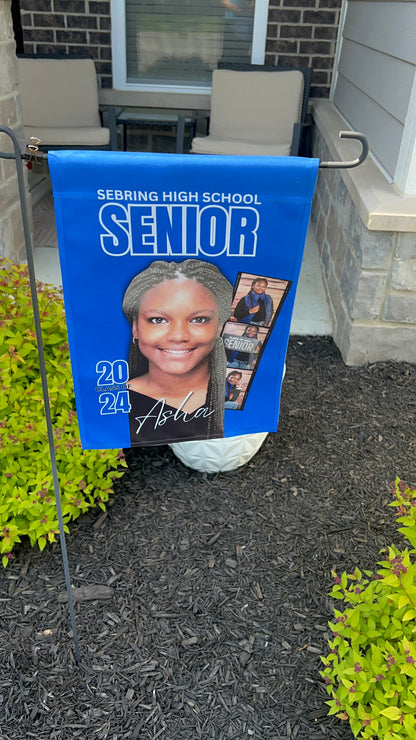Graduation Garden Flag
