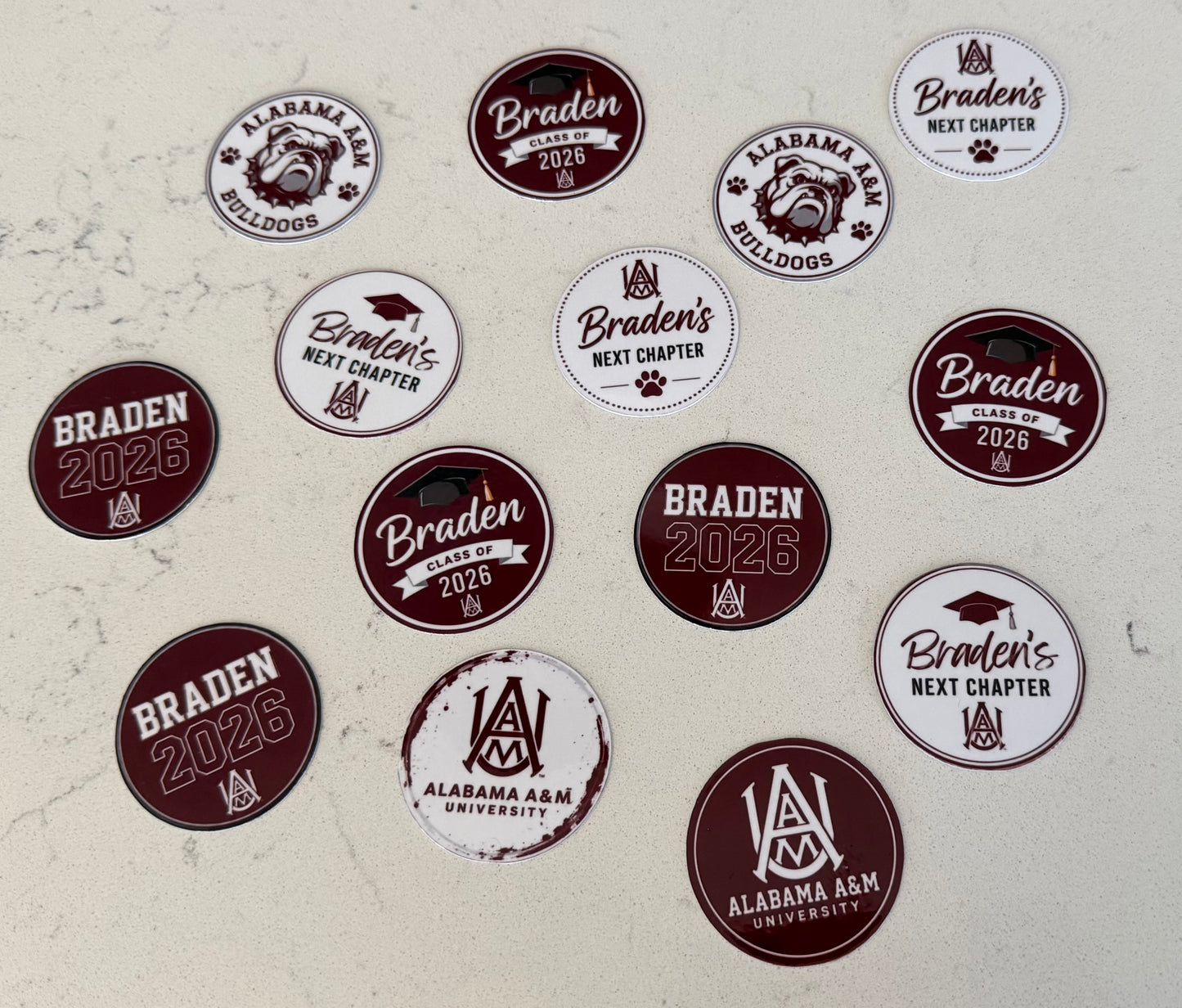 Custom Laminated Toppers
