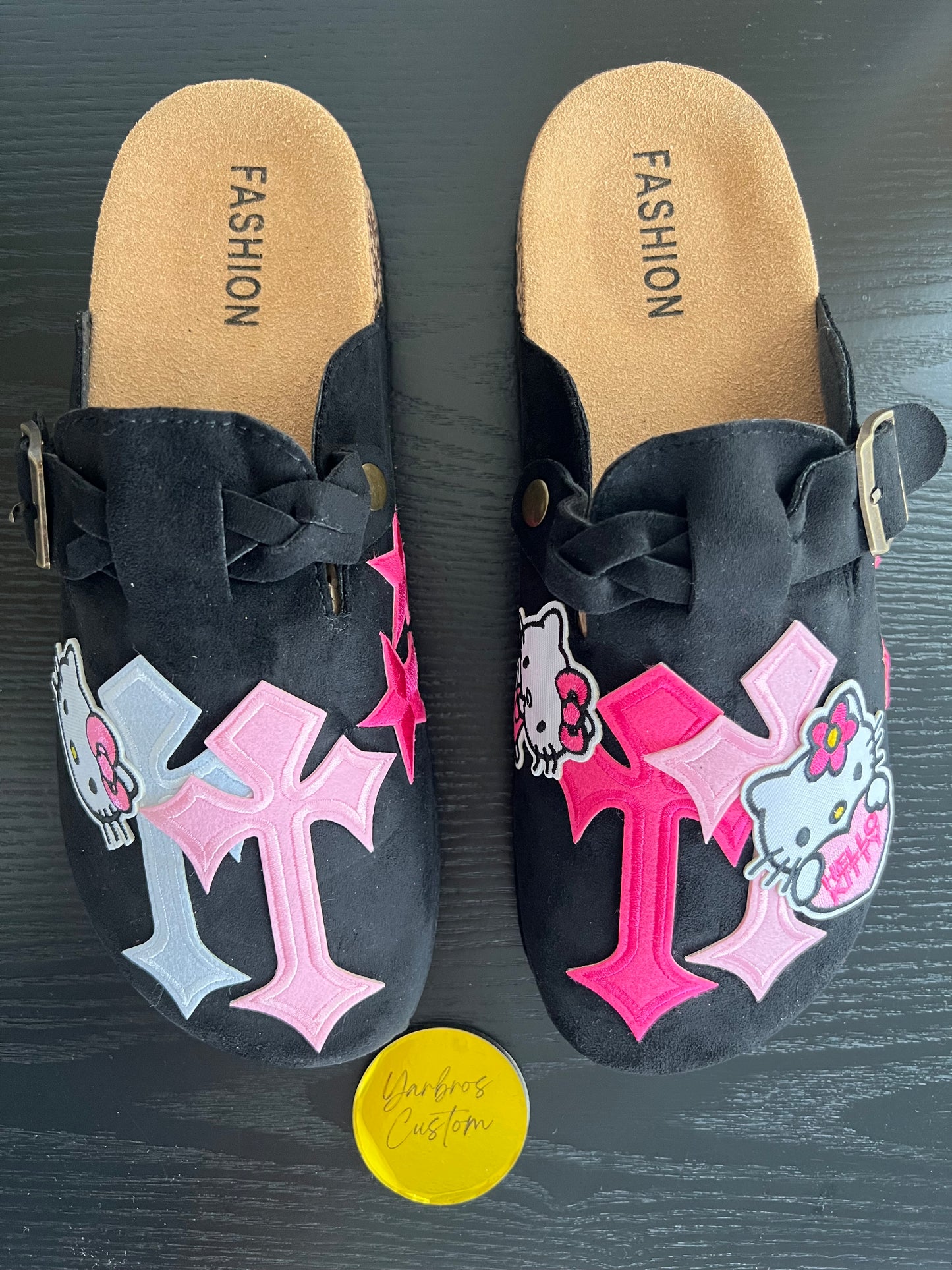 Custom Patched Clogs