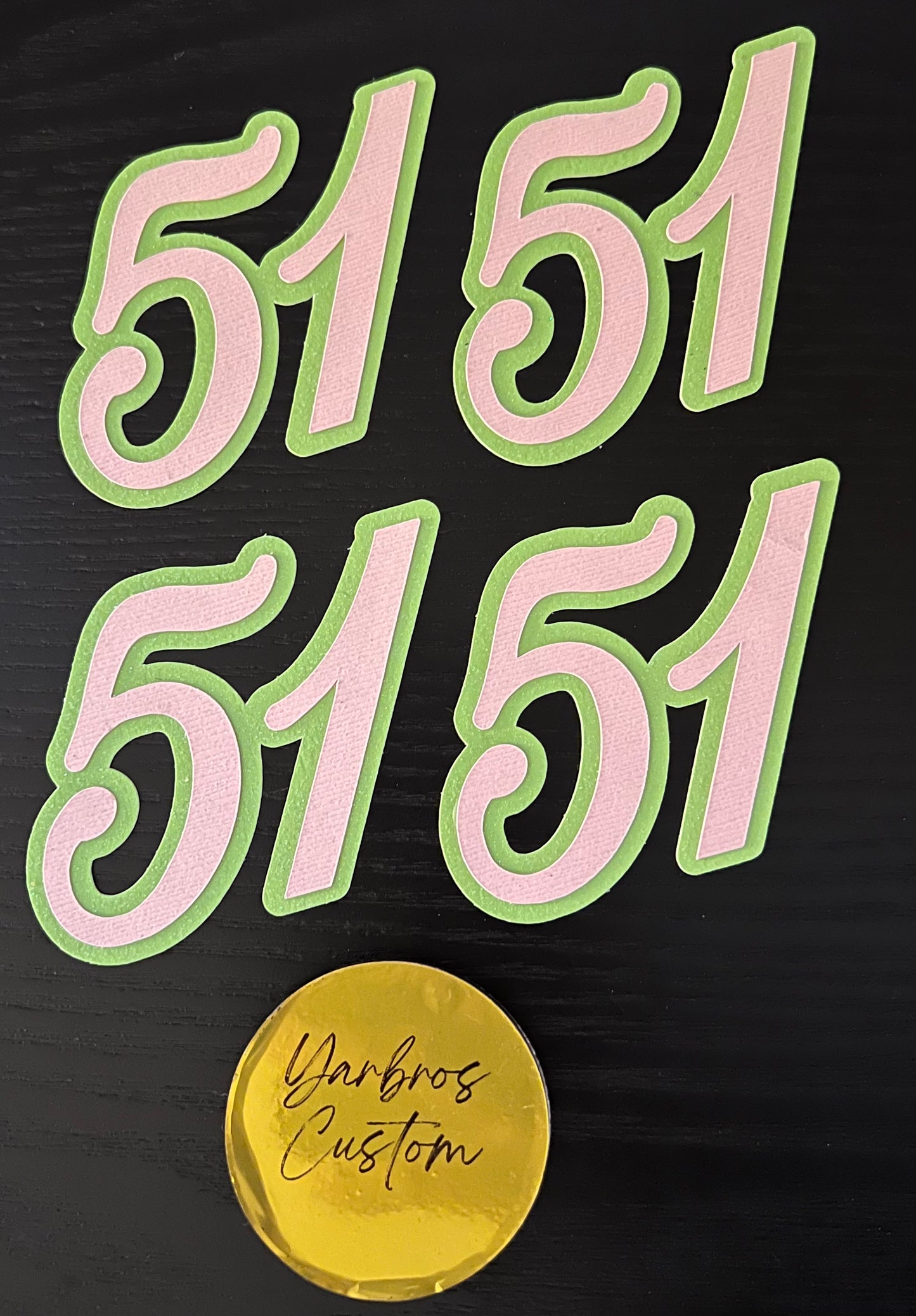 Custom Cupcake Cardstock Toppers