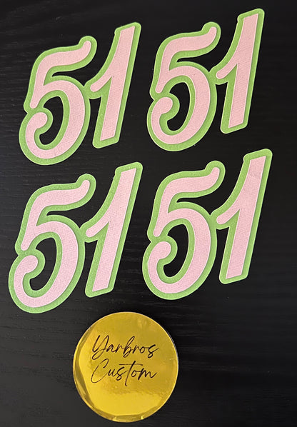 Custom Cupcake Cardstock Toppers