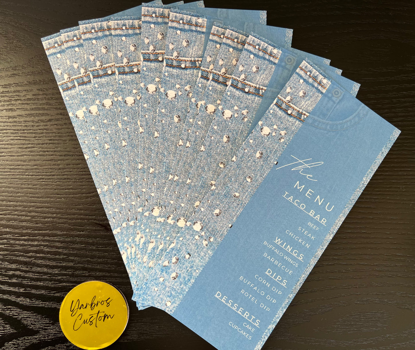 Menu Cards