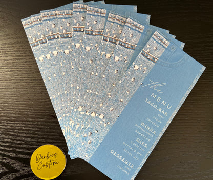 Menu Cards