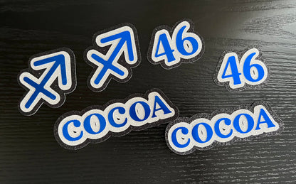 Custom Cupcake Cardstock Toppers