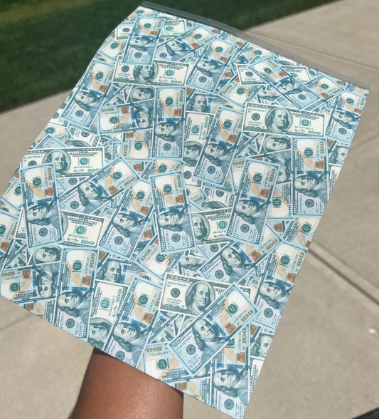 Pile of Money 100 Bills Sheet