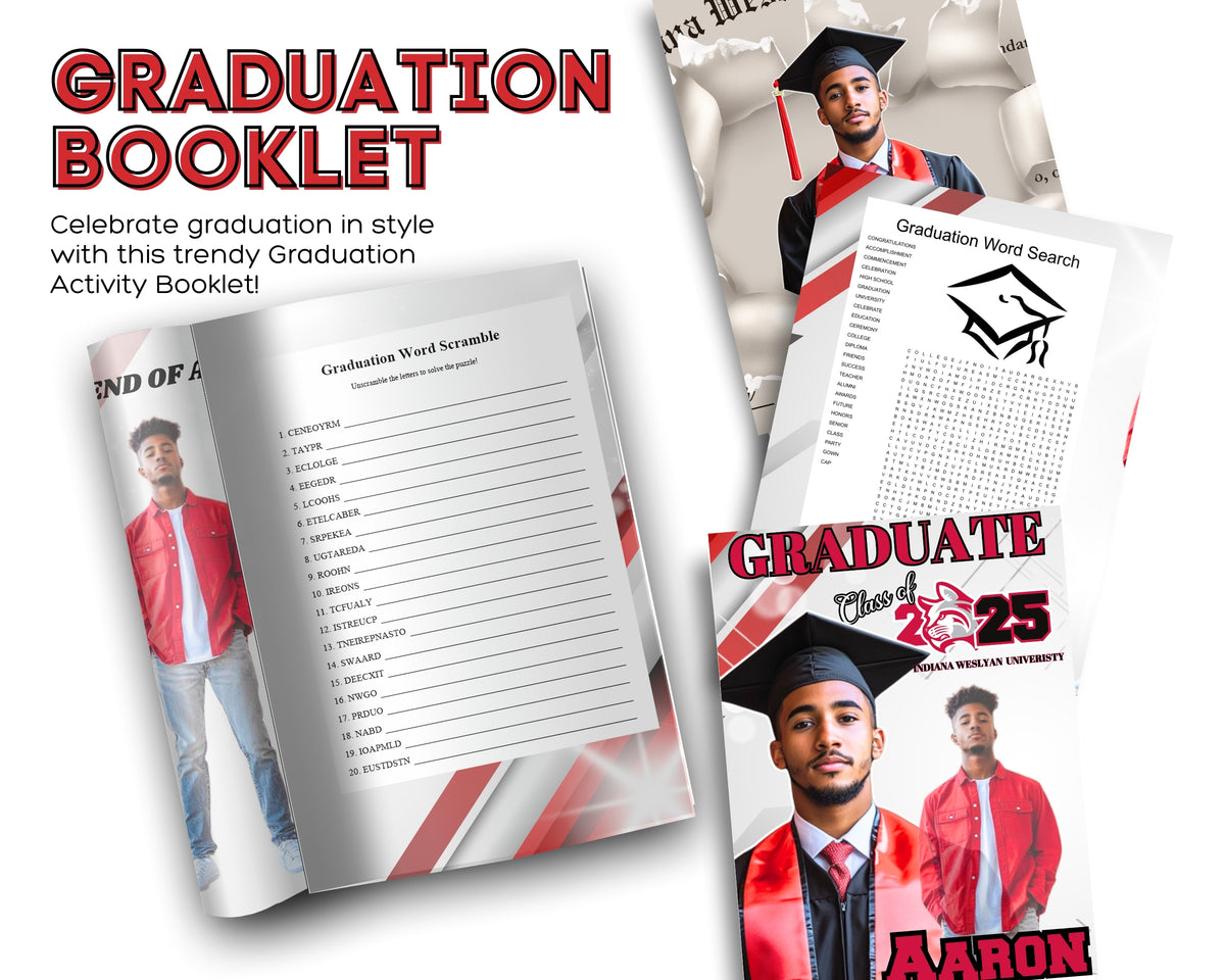Graduation Exercise Book Graduation Activity Booklet – Yarbros Custom