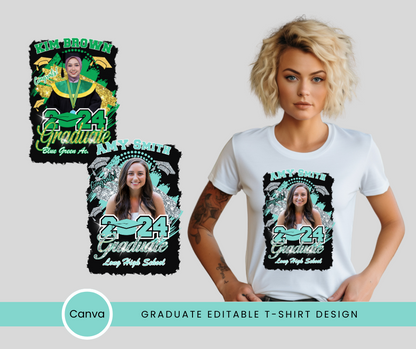 Graduate T-shirt Template