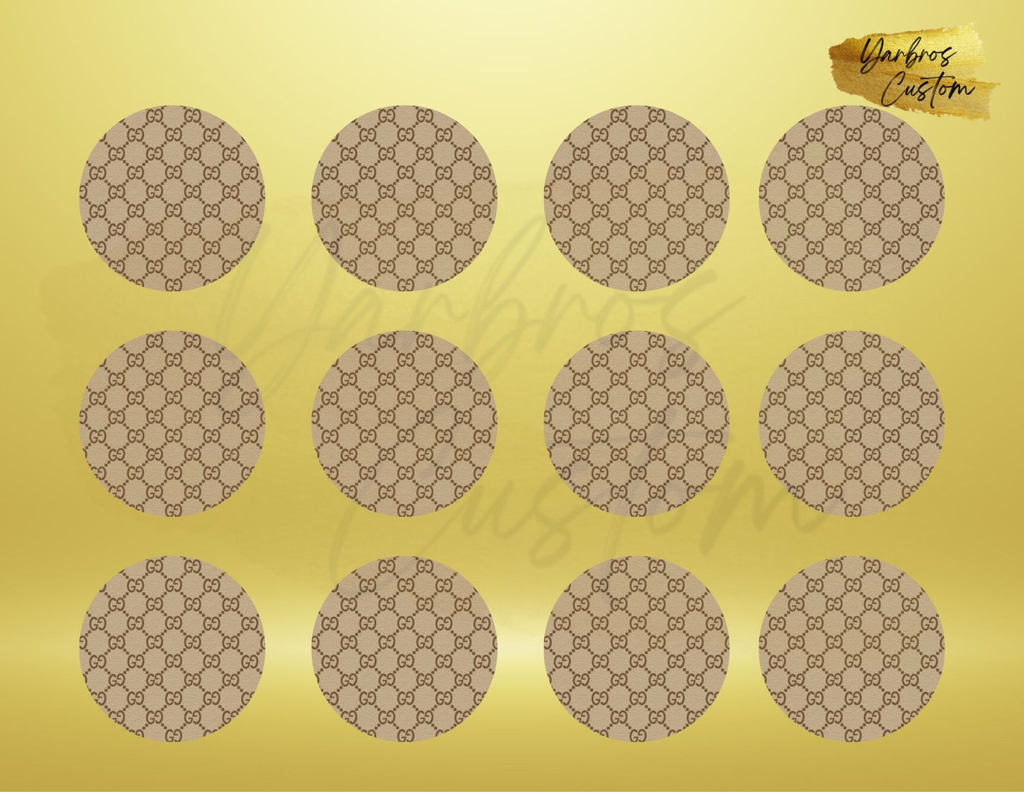 Edible 2" Circle Images