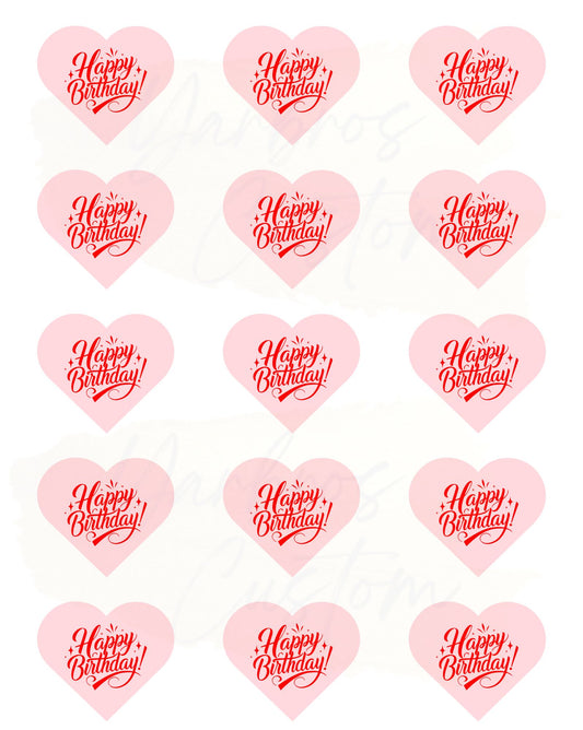 Happy Birthday Heart Digital