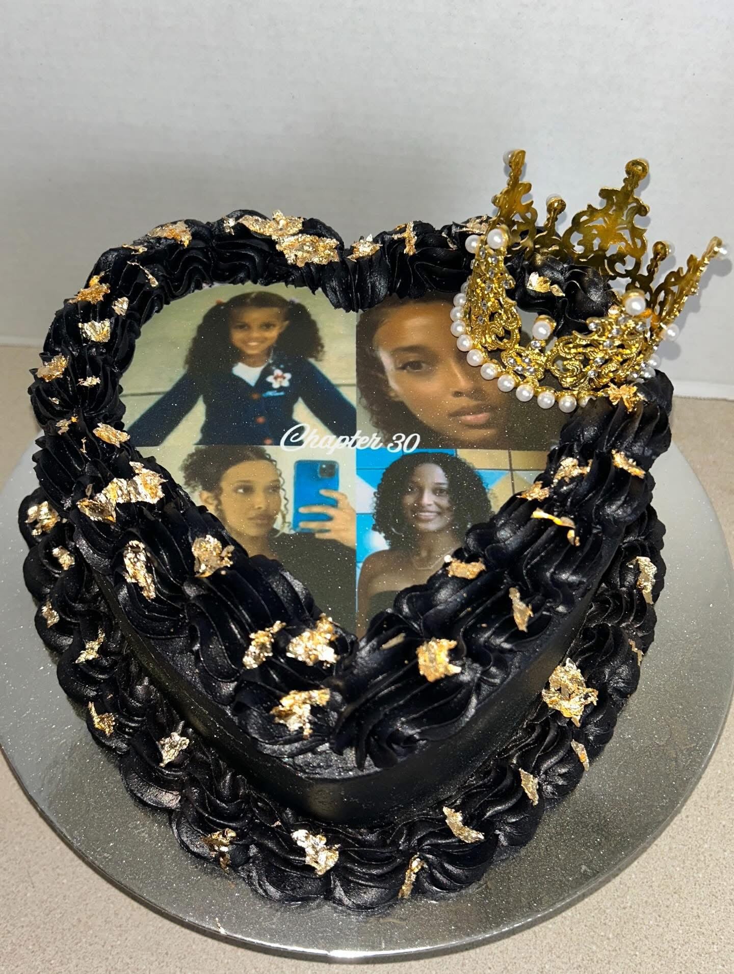 Edible Heart Cake Image