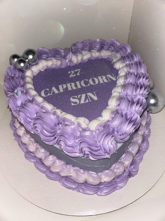 Edible Heart Cake Image