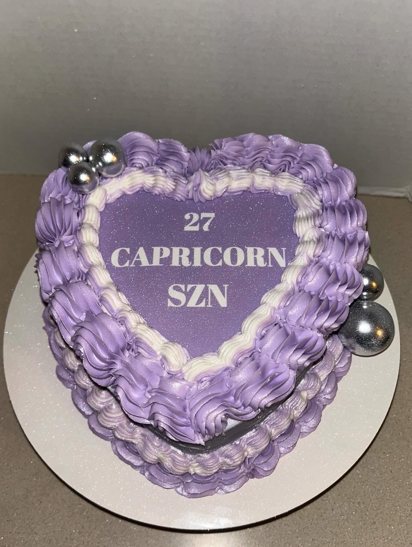 Edible Heart Cake Image