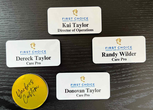 Magnetic Name Tag