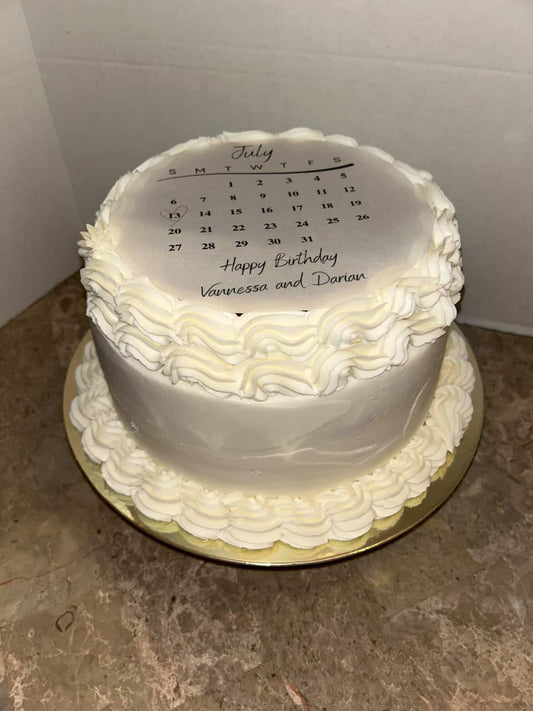 Edible Burn Away Cake Topper