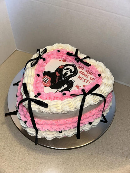Edible Heart Cake Image