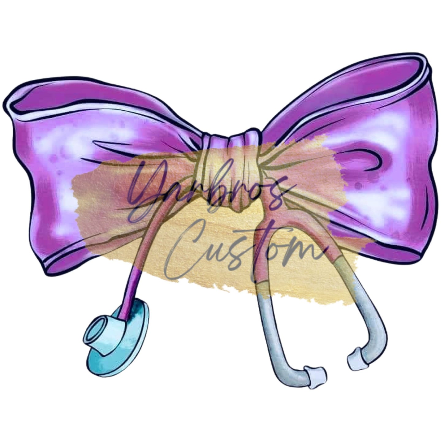 Purple Nurse Bow (PNG)