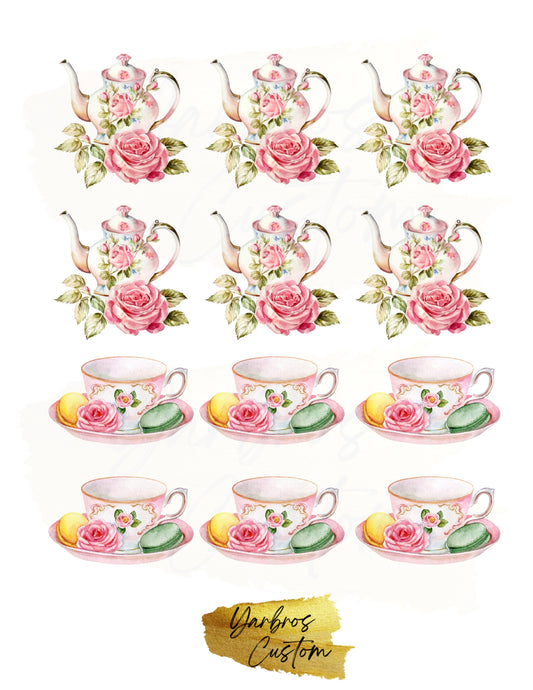 Tea Party  Edible Images
