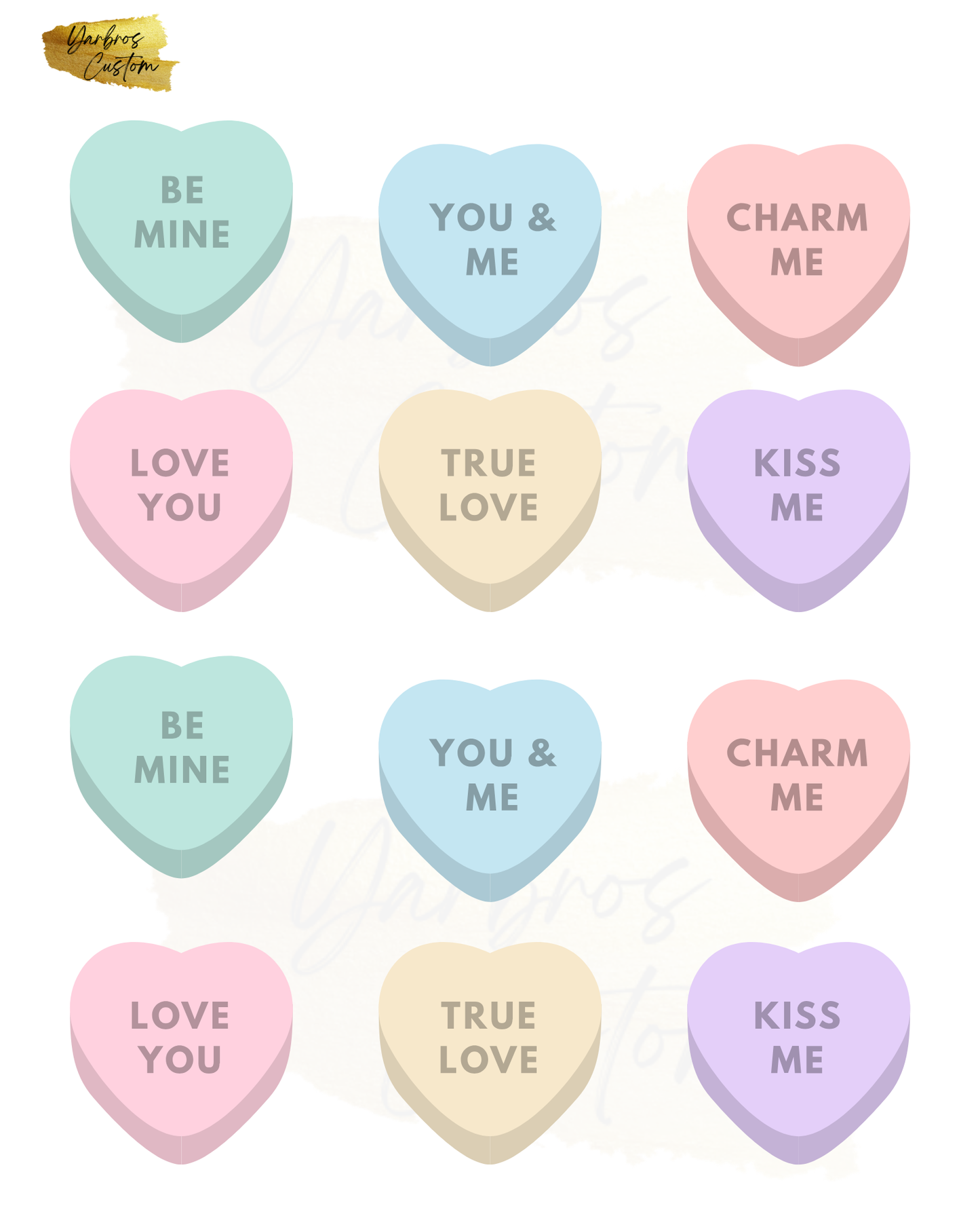 Valentines Edible Images