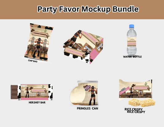 WESTERN PARTY FAVOR TEMPLATE